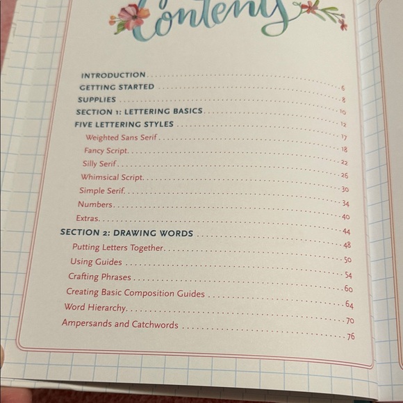 Interactive Hand Lettering Guide - Red and Blue - Picture 7 of 11